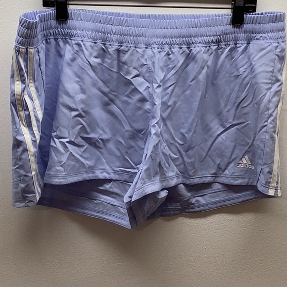 Adidas Size XL Women's Blue Dawn Athletic Shorts. New With Tags - Picture 2 of 9